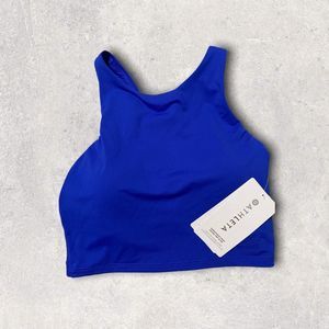 Athleta Conscious Crop Bikini Top D-DD Cerulean Blue NWT XS
